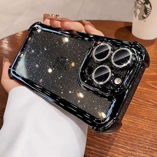 Glitter Transparent iPhone Case