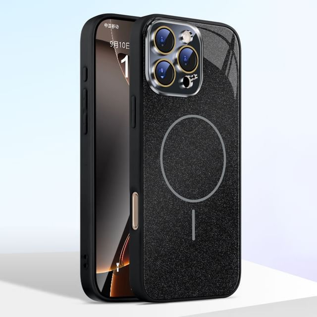with (Compatible Case MagSafe) Glitter iPhone Magnetic