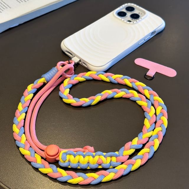 Strap Braided Phone with Lanyard Pad
