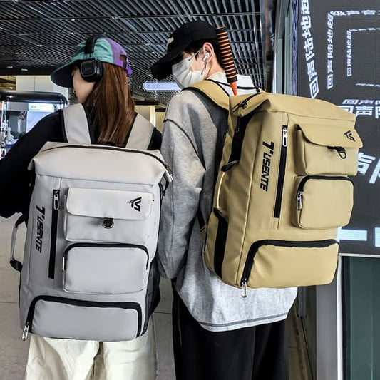 Backpack Lettering Zip