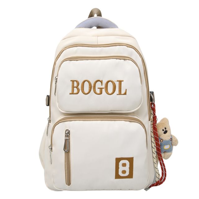 Zip Backpack Lettering