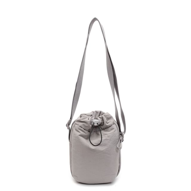 Plain Bag Drawstring Crossbody