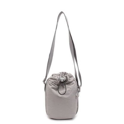 Plain Bag Drawstring Crossbody