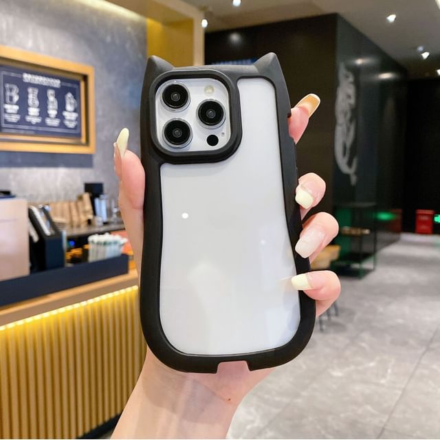 Cat Ear Transparent Phone Case