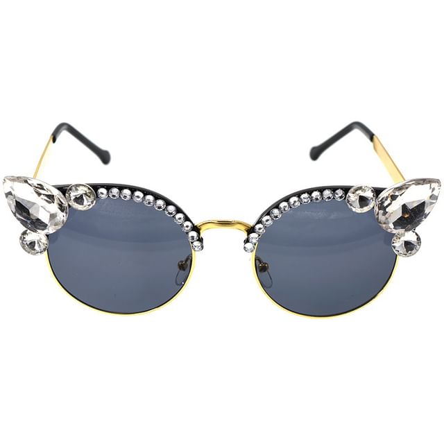 Floral Sunglasses Rhinestone
