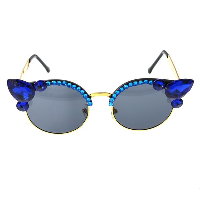 Floral Sunglasses Rhinestone
