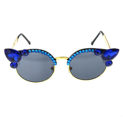 Floral Sunglasses Rhinestone