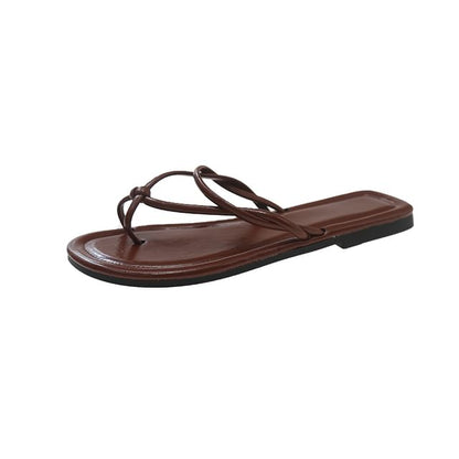 Strappy Knot Flip-Flops