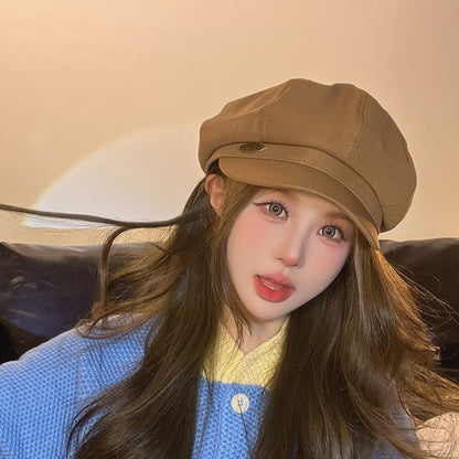 Plain Newsboy Hat