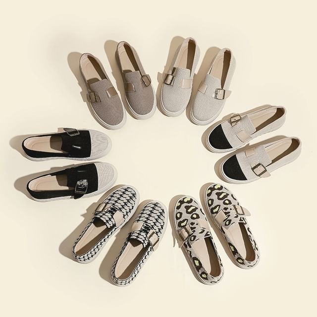 Sample Buckled Platform Slip-Ons