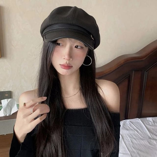 Plain Newsboy Cap