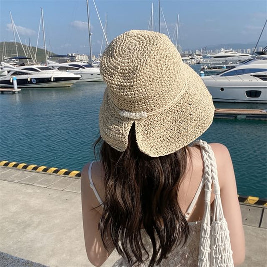 Straw Hat Cloche