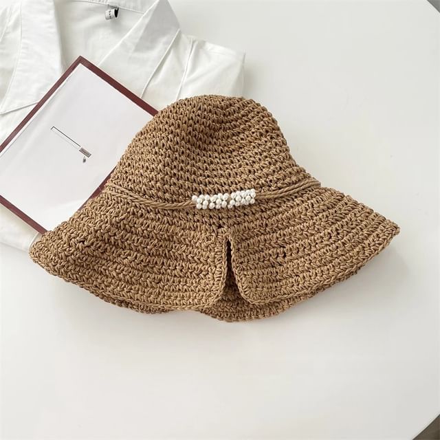Straw Hat Cloche