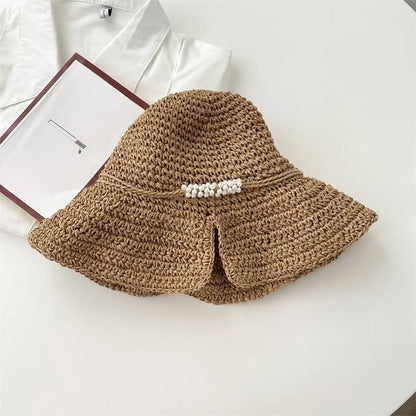 Straw Hat Cloche