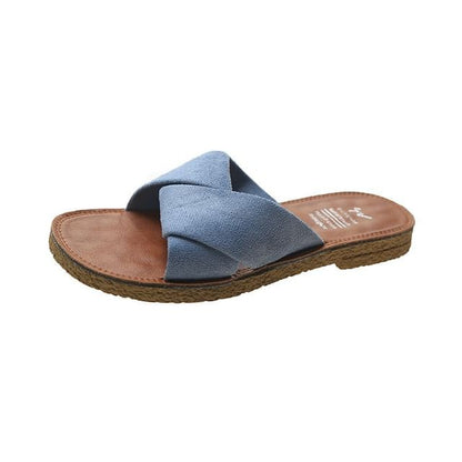 Sandals Criss Cross Slide