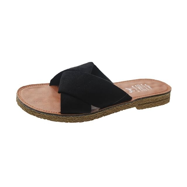 Sandals Criss Cross Slide
