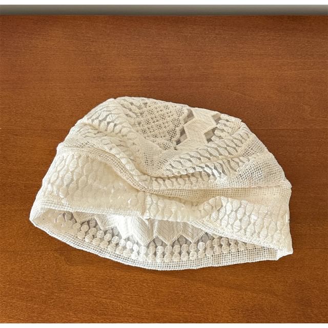 Beanie Slouch Lace