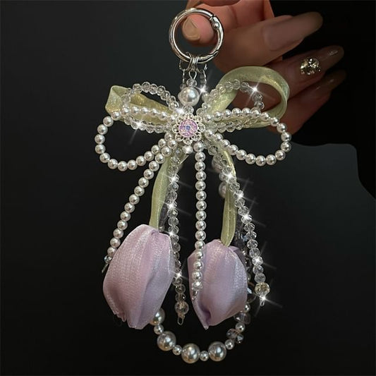 Pearl with Faux Phone Lanyard Pad