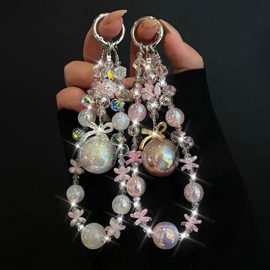 Lanyard Faux Phone Pad Pearl with