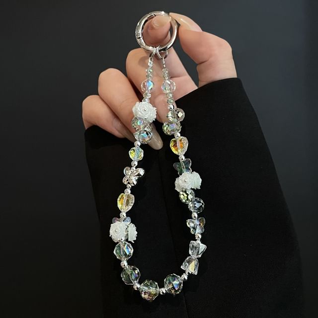 Lanyard with Pad Phone Flower
