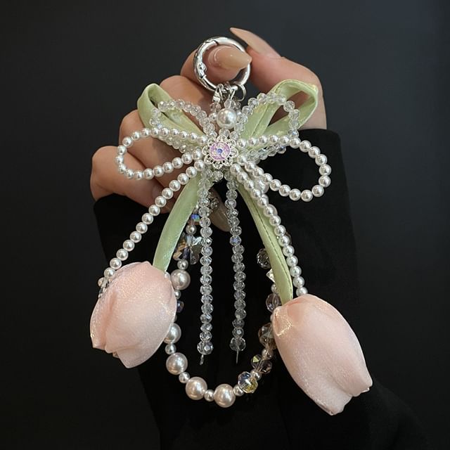 Pearl with Faux Phone Lanyard Pad
