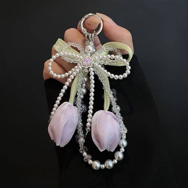 Pearl with Faux Phone Lanyard Pad