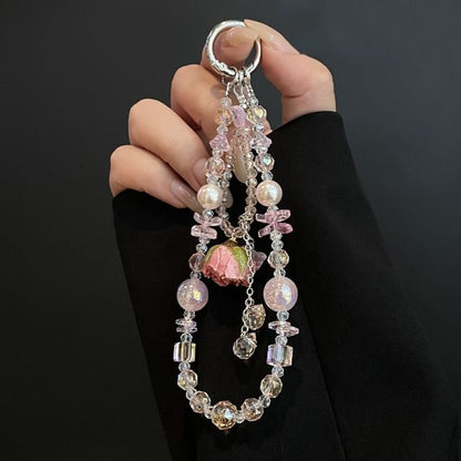 Phone with Lanyard Beaded Pad