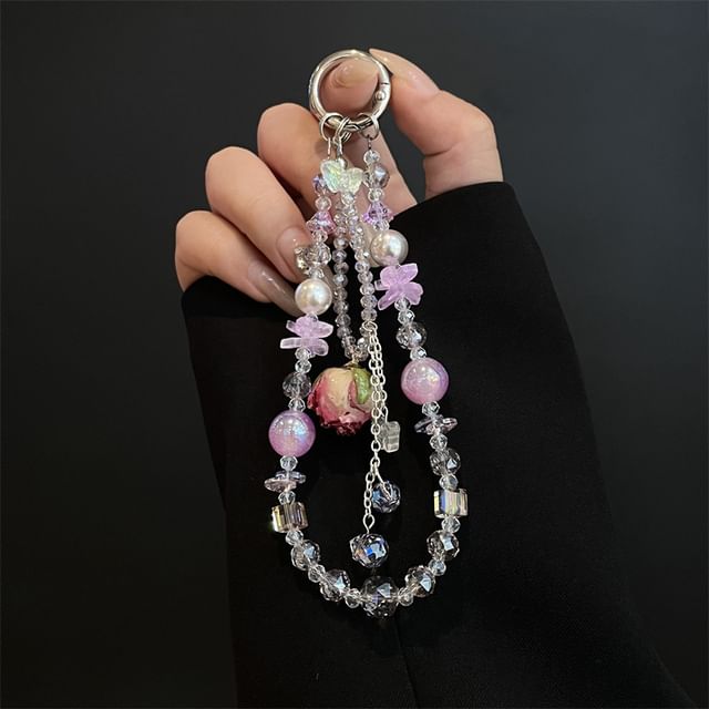 Phone with Lanyard Beaded Pad