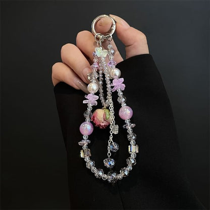 Phone with Lanyard Beaded Pad