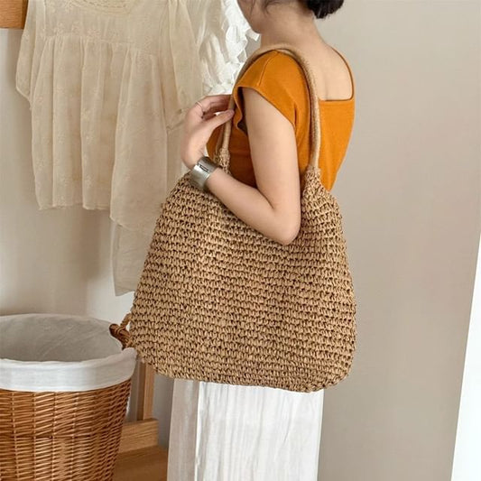 Bag Tote Straw Plain