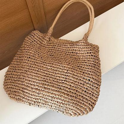Bag Tote Straw Plain