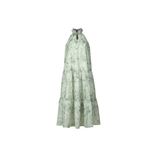 Dress Maxi Sleeveless Print A-Line