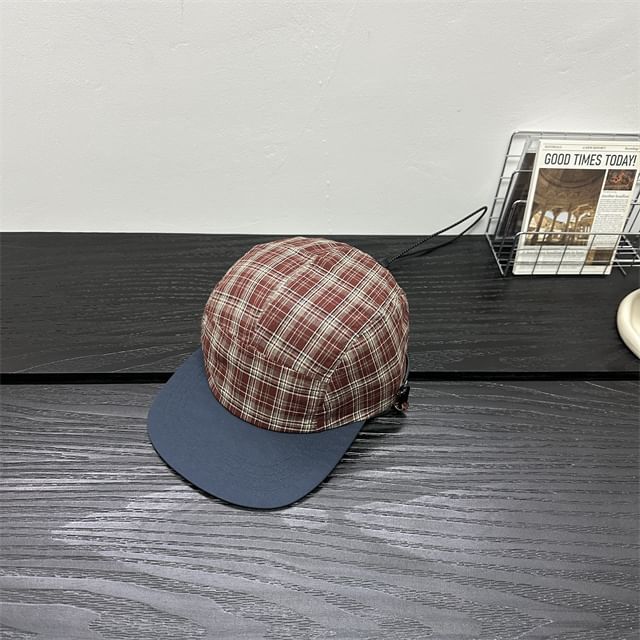 Plaid Baseball Cap