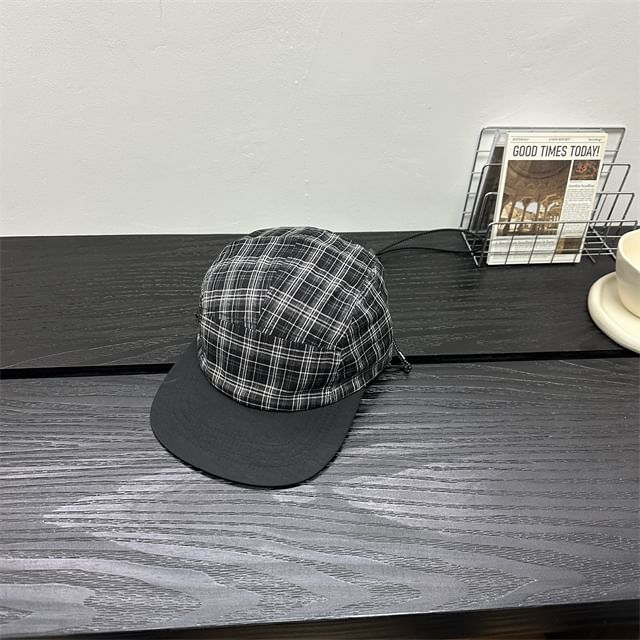 Plaid Baseball Cap
