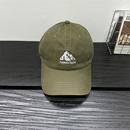 Baseball Cap Mountain Embroidered