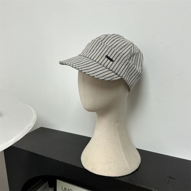 Cap Baseball Striped Brim Short