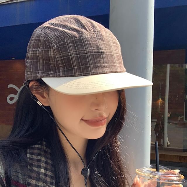 Plaid Baseball Cap