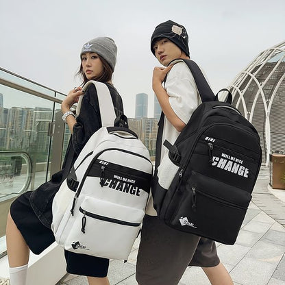 Backpack Two Tone Lettering
