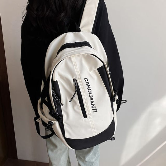 Two Lettering Backpack Tone