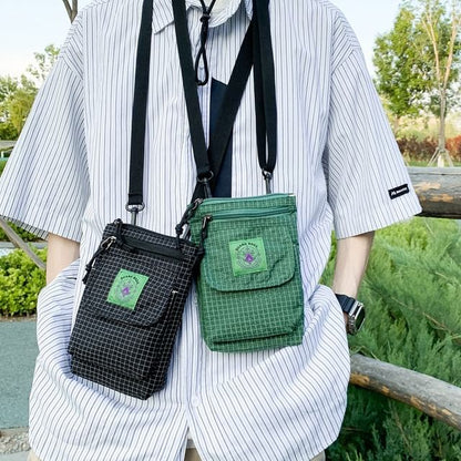 Bag Striped Crossbody Flap