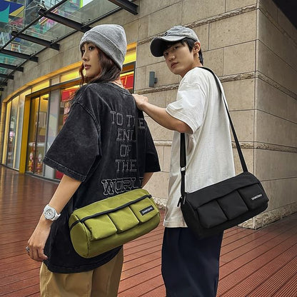 Lettering Bag Crossbody Barrel