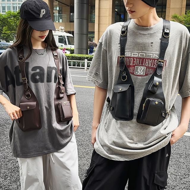 Belt Faux Bag Leather