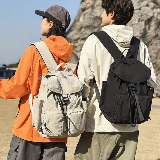 Flap Backpack Plain
