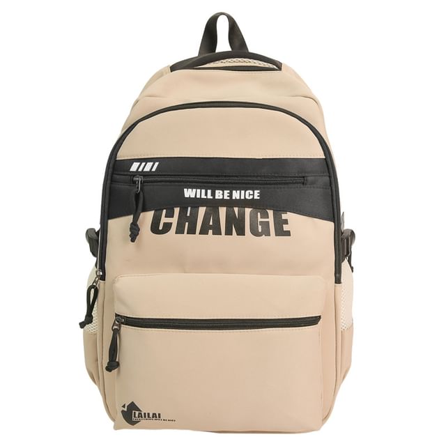 Backpack Two Tone Lettering