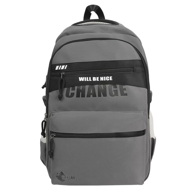 Backpack Two Tone Lettering