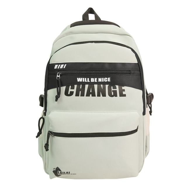 Backpack Two Tone Lettering