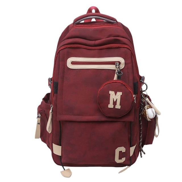 Set Print Camouflaged Purse Backpack Coin /
