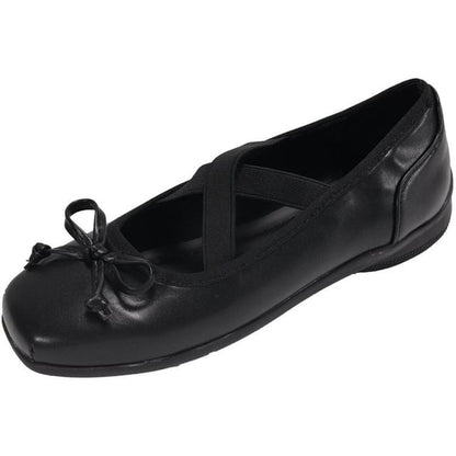 Square Toe Flats Bow Ballet