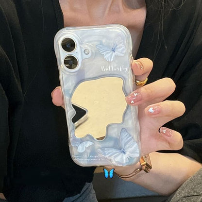 Butterfly Mirrored Case Phone