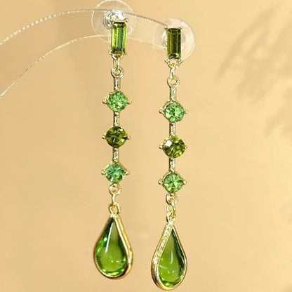 Drop Teardrop Earring Rhinestone